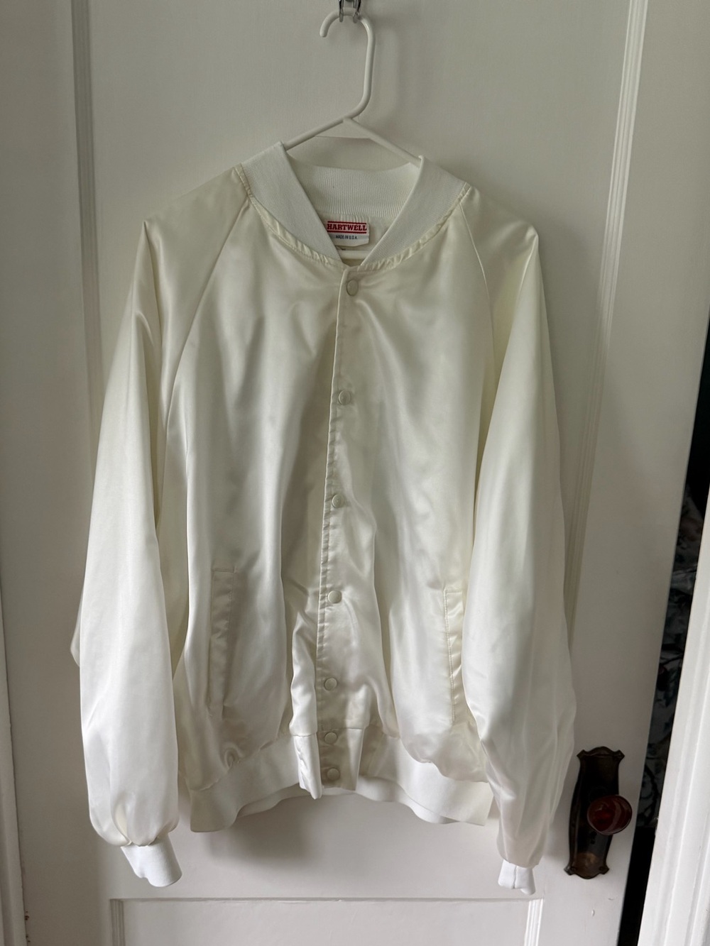 Vintage Hartwell Cream Wind Breaker Size XXL